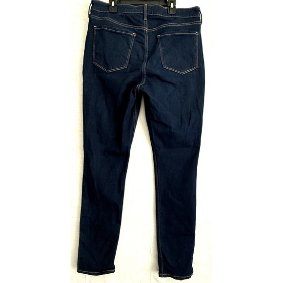 Old Navy High Rise Dark Wash Skinny‎ Jeans Women Size 12 EUC - Picture 11 of 11